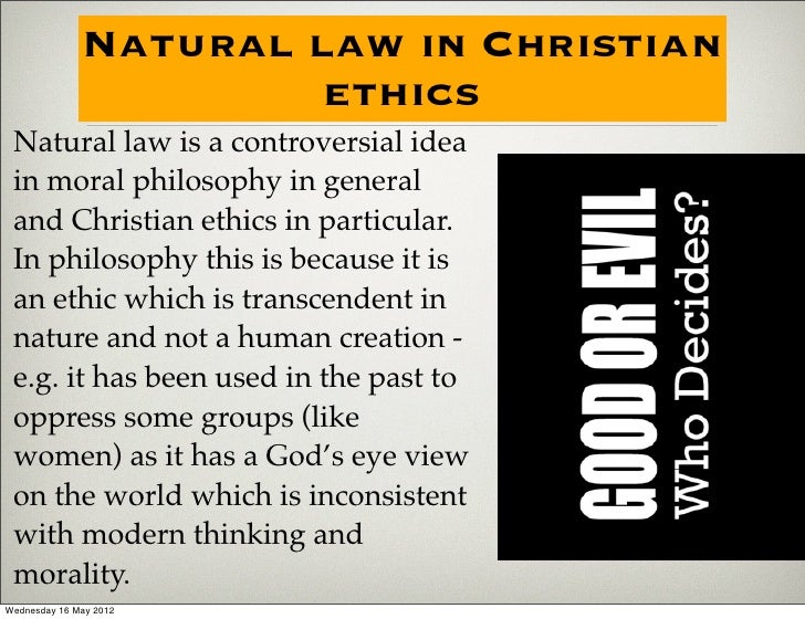 Moral Choice: A Christian View of Ethics